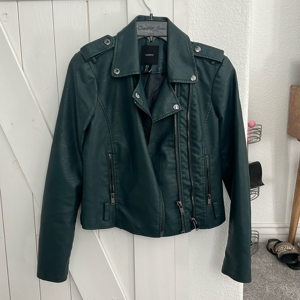 Green Leather Jacket